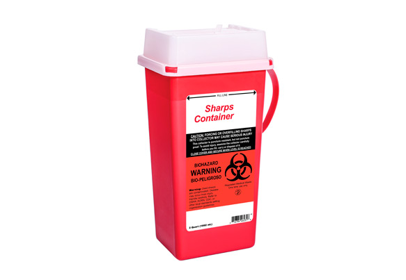 sc 02q 2 quart one handed sharps container